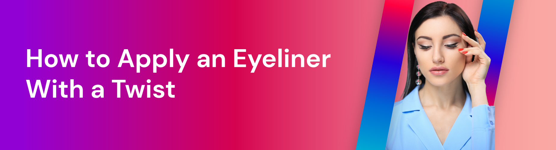 how to apply eyeliner using selfstylo